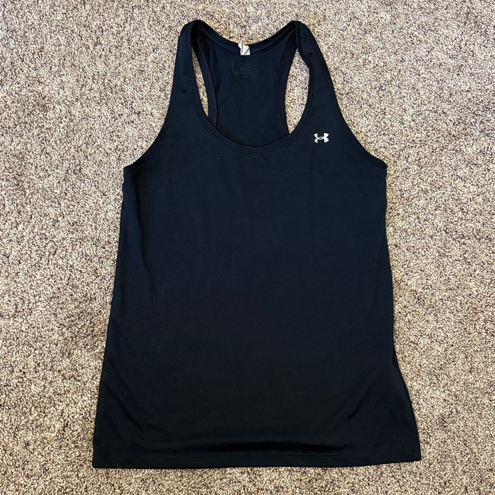 Under Armour Heat Gear Black Racerback Tank